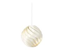Turbo Lampadario Piccolo Bianco Alabastro Lucido