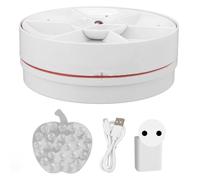 Turbo Lavastoviglie, Mini Turbina Portatile Lavastoviglie Per Lavello Casa Viaggio d'Affari Campeggio Appartamenti Dormitorio 100-240V Rosa(spina americana)