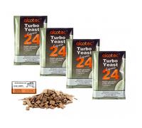 Turbo Lievito - Alcotec Express 24 + Scaglie di Quercia, Vodka Lievito Rapido