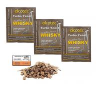 Turbo Lievito - Alcotec Whisky 73g + Scaglie di Quercia, Vodka Lievito Rapido