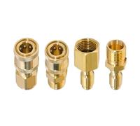 Turbo Nozzle, Set di adattatori a sgancio rapido for idropulitrice da M22-15mm a 3/8 accoppiatori a rilascio for collegare il tubo flessibile alle pompe dell'acqua 5000 PSI,parts(K)