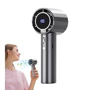 Turbo Portable Fan - Fantelly Turbo Fan | Mini soffiatore ad alta velocità | Circolatore 'aria personale di ricarica USB | Display digitale 100 modalità di, frigorifero portatile compatto