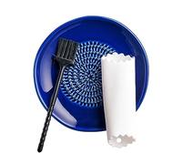 TURBO PRODUKTE Set di grattugia in ceramica con pelapatate e pennello, ideale per aglio, zenzero e limoni, lavabile in lavastoviglie, 1 pezzo