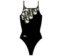 Turbo Skulls King Thin Strap Swimsuit Nero 5-6 Years Ragazza