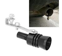Turbo Sound Whistle, TC-XLA Turbo Sound Tail Throat Tubo di Scarico Fischietto per Auto Parte Modificata(Nero)