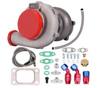 Turbo Charger for GT30 GT3076 GT3037 + Oil Feed Return Line Kit Turbocompressore