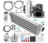 Turbo Turbolader Turbocompressore Kit Oil Feed / Return Line + Intercooler + BOV