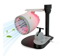 Turbo Ventilatore da scrivania, ventilatore USB portatile con spray umidificante, ventola di raffreddamento regolabile per casa e ufficio