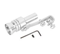 Turbo Whistle Fischio Di Modifica Del Suono Fischio, Fischio Tubo Scarico Della Gola Coda Lega Alluminio Argento Tc-L