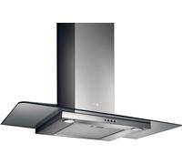 TURBOAIR Cappa Cucina Aspirante a Parete Larghezza 90 cm Profondità 45 cm colore Acciaio - SEMPIONE IX/A/90