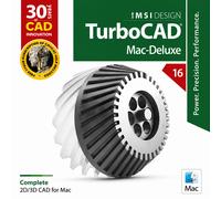 TurboCAD Mac 16 Deluxe 2D/3D Upgrade from Designer