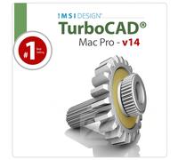 TurboCAD Mac v14 Pro with Training Bundle Upgrade from Pro Inglese