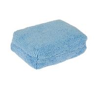 TURBOCAR - Spugna per auto - Spugna in microfibra - Dimensioni: 4 x 8 x 12 cm - 2 lati in microfibra - Uso asciutto o bagnato - Efficace per pulire in profondità anche senza detersivo