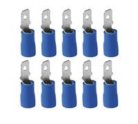 Turbocar T-140401 Connettore A Forcella Isolato 6.3Mm Blu X10