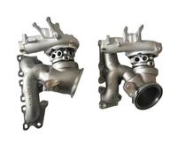 Turbocompressione automobilistica 11657850278 11657850279 Turbocompressore ibrido con doppio cuscinetto a sfere in ceramica TD04HL-20T per BMW