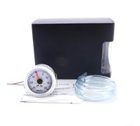 Turbocompressore Boost Gauge 52mm Display LED per auto, misura Turbo Boost da 30 a 20 PSI, progettato per sistemi a 12 Volt DC, alloggiamento ABS