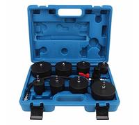 Turbocompressore Boost Leak Tester, 9 Pezzi Turbo System Leakage Tester Turbocompressore Air Pressure Boost Leak Test Kit con Manometro Tester