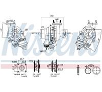 Turbocompressore Caricatore Ricarica Per Volvo XC60 156 D3/D4 V60 BW AS
