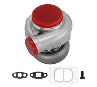 Turbocompressore Compatibile con Tutti i Motori da 1.8L a 3.0L i Compressione T70, Rapporto A/R 82, turbina A/R 0.7, Flangia T3 con Attacco V-Band da 2.5''.