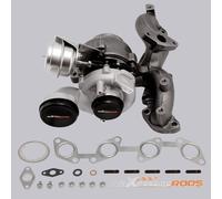 TURBOCOMPRESSORE CON GUARNIZIONE KIT for VOLKSWAGEN GOLF V 2.0 TDI 03G253014J