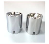 Turbocompressore Per BMW S55 FM 3.75" SET DI 4 Terminali Di Scarico In Acciaio Inossidabile(Argento)