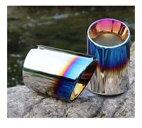 Turbocompressore Per BMW S55 FM 3.75" SET DI 4 Terminali Di Scarico In Acciaio Inossidabile(Blu)