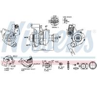Turbocompressore per BMW X1 E84 xDrive18d sDrive18d 1er E81 118d 116d E87