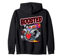 Turbocompressore Snail Turbo Race Car Boost Meccanico Tuning Felpa con Cappuccio
