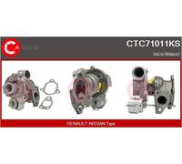 TURBOCOMPRESSORE SOVRALIMENTAZIONE CASCO CTC71011KS 1441100Q2E PER RENAULT