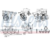 NISSENS 93130 Turbina