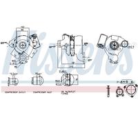 Turbocompressore, Sovralimentazione per CHRYSLER JEEP MERCEDES-BENZ 300C CLASSE