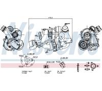 Turbocompressore, Sovralimentazione per MERCEDES-BENZ GLC SLC SLK SPRIN