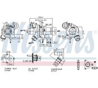 Turbocompressore, Sovralimentazione per OPEL VAUXHALL ASTRA ASTRA J INSIGNIA MOK