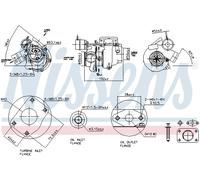 NISSENS 93040 Turbina