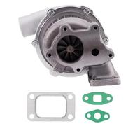 Turbocompressore T3T4 T04E Turbo 63 A/R Turbina FLANGIA A 5 BULLONI RAFFREDDATO A OLIO + TUBAZIONI DELL'OLIO IN USCITA Motore