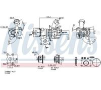 NISSENS 93305 Turbina