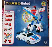 TurboRobot Trasformabile Auto Polizia