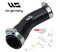 Turbo Tubo Flessibile di Carica per Smart 450 0.8 CDI A6601410104 Nuovo