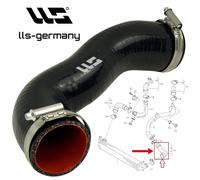 Turboscarico Tubo Intercooler Per AUDI A1 1.6 TDI 6R0145832E Silicone