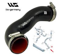 Turboscarico Tubo Intercooler Per AUDI A1 1.6 TDI 6R0145832E Silicone
