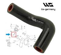 Turboscarico Tubo Intercooler Per LANCIA YPSILON 1.3 D Multijet 55256544