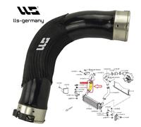 Turboscarico Tubo Intercooler Per Nissan NP300 2.5 DCI 144634KV2A 144634KV2B