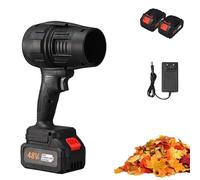 Turbosweep Cordless Power Blower, Dual Battery Multi-Purpose Cleaner, 2025 New Upgrade 350000rpm Cordless Leaf Blower, for Patio Blowing Leaves (Black,2 Battery)