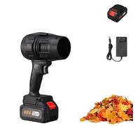 Turbosweep Cordless Power Blower, Dual Battery Multi-Purpose Cleaner, 2025 New Upgrade 350000rpm Cordless Leaf Blower, for Patio Blowing Leaves (Black,1 Battery)
