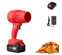 Turbosweep Cordless Power Blower, Dual Battery Multi-Purpose Cleaner, 2025 New Upgrade 350000rpm Cordless Leaf Blower, for Patio Blowing Leaves (Red,1 Battery)