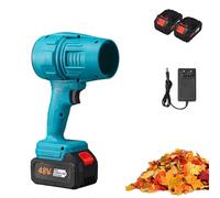 Turbosweep Cordless Power Blower, Dual Battery Multi-Purpose Cleaner, 2025 New Upgrade 350000rpm Cordless Leaf Blower, for Patio Blowing Leaves (Blue,2 Battery)