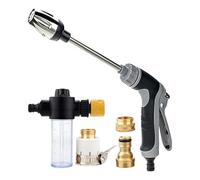 Turbowasher Power Pulitore ad alta pressione | Metallo + PP, 37 x 16 cm, 367 g | Attacco tubo da giardino per lavaggio Turbo | Ugello ad alta pressione per tubo flessibile