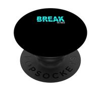 Turchese Break The Mold Turchese Gra PopSockets PopGrip Adesivo