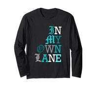 Turchese Color in My Own Lane Turchese Maglia a Manica