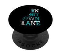 Turchese Color In My Own Lane Turchese PopSockets PopGrip Adesivo